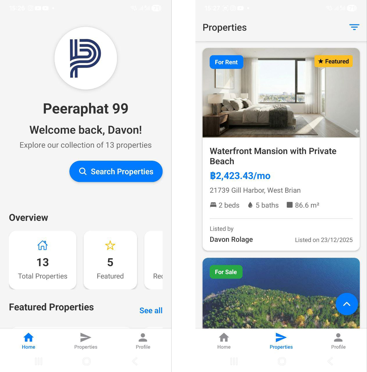 Mobile App Screenshot